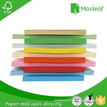 185GSM Tamaño A4 papel multi de color para bolsa de papel y archivo plegable